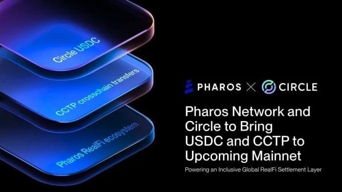 Pharos Adopts Circle USDC & CCTP, Hits $1B Unicorn