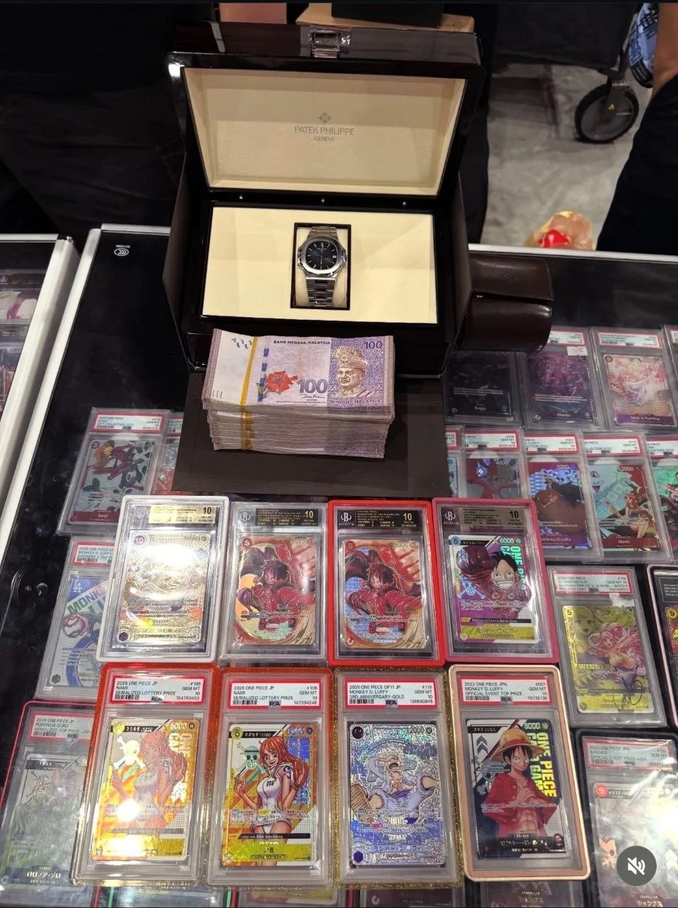Patek Philippe Watch Traded for 8 One Piece TCG Cards