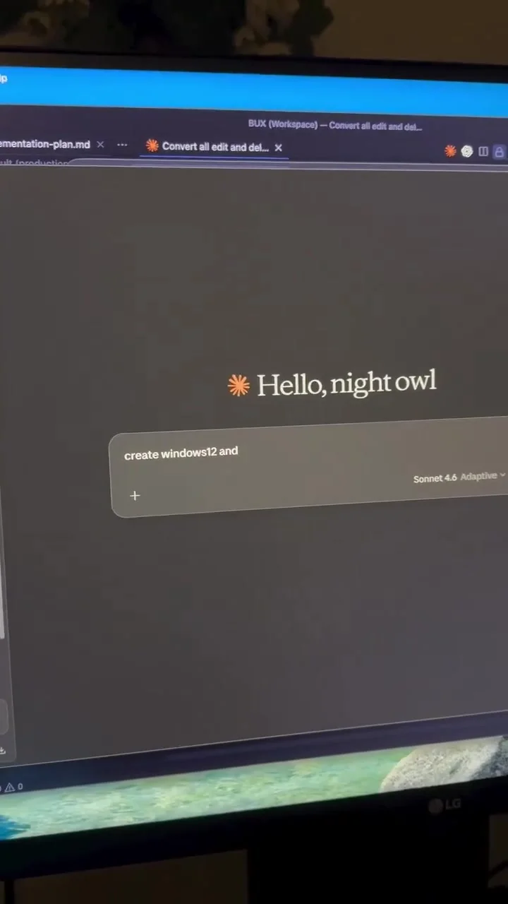 Vibe Coding Challenge: Building Windows 12 with AI