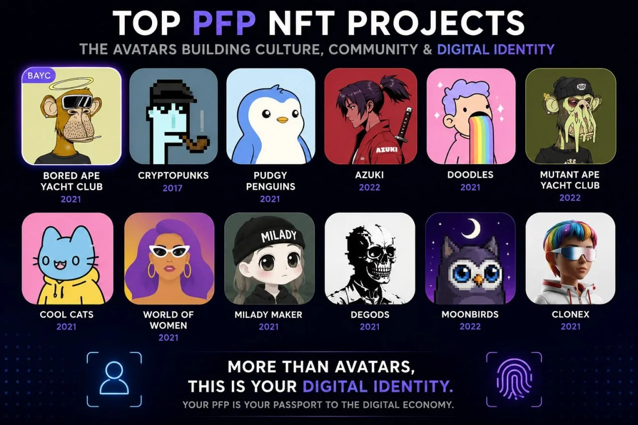 PFP NFTs: Own Your Digital Identity, Not Just a JPEG