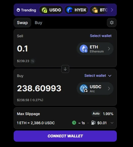 How to Prepare ARC NFT Using Relay Swap