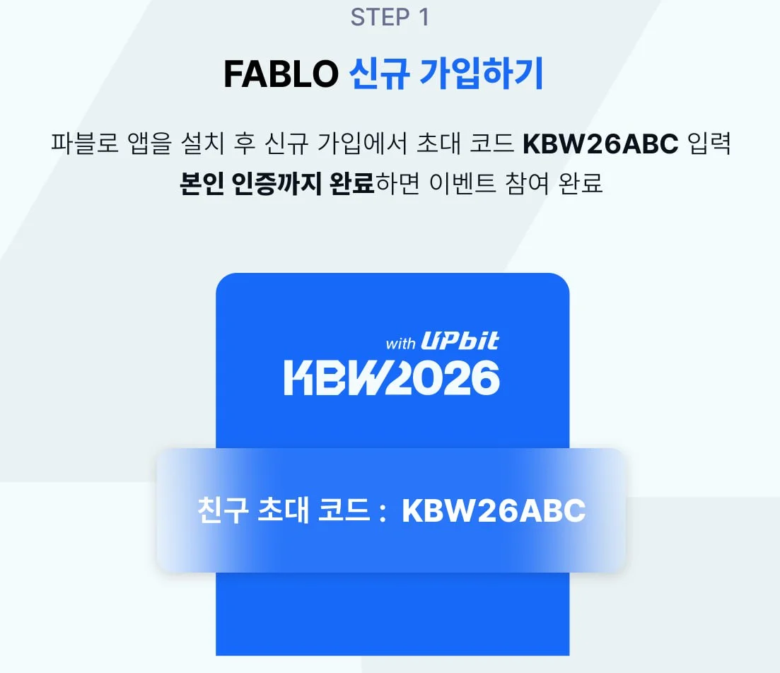 FABLO Free KBW 2026 Ticket Event with Invite Code